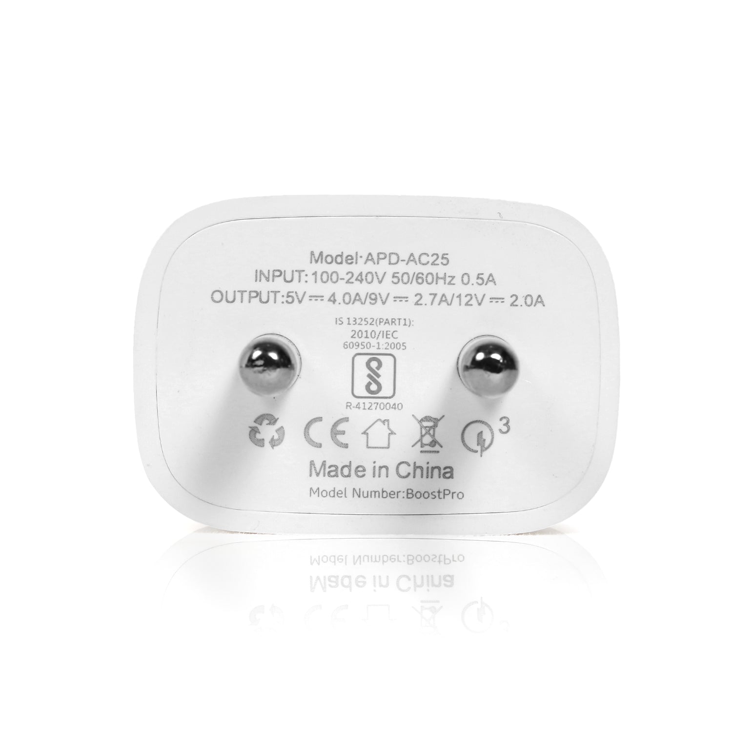 Runixx 35 W 3 A Multiport Mobile Charger with Detachable Cable (White, Cable Included)