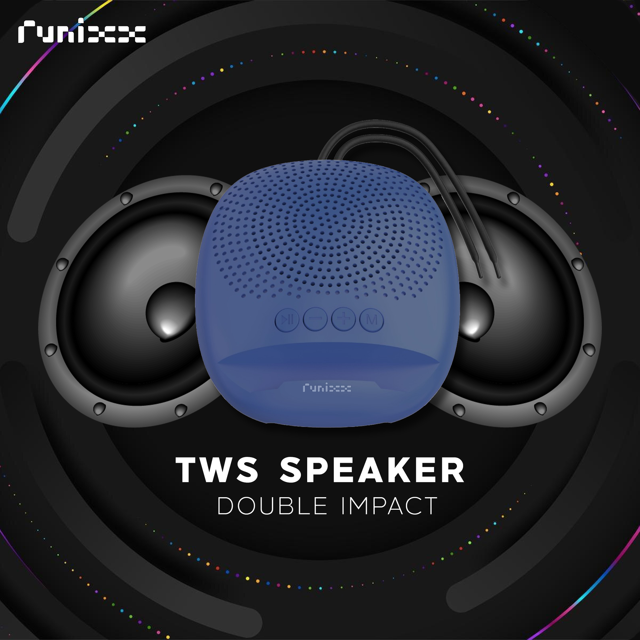 RUNIXX DOUBLE IMPACT SPEAKER