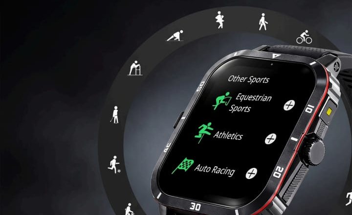 RX Armor Pro showing its sports mode menu